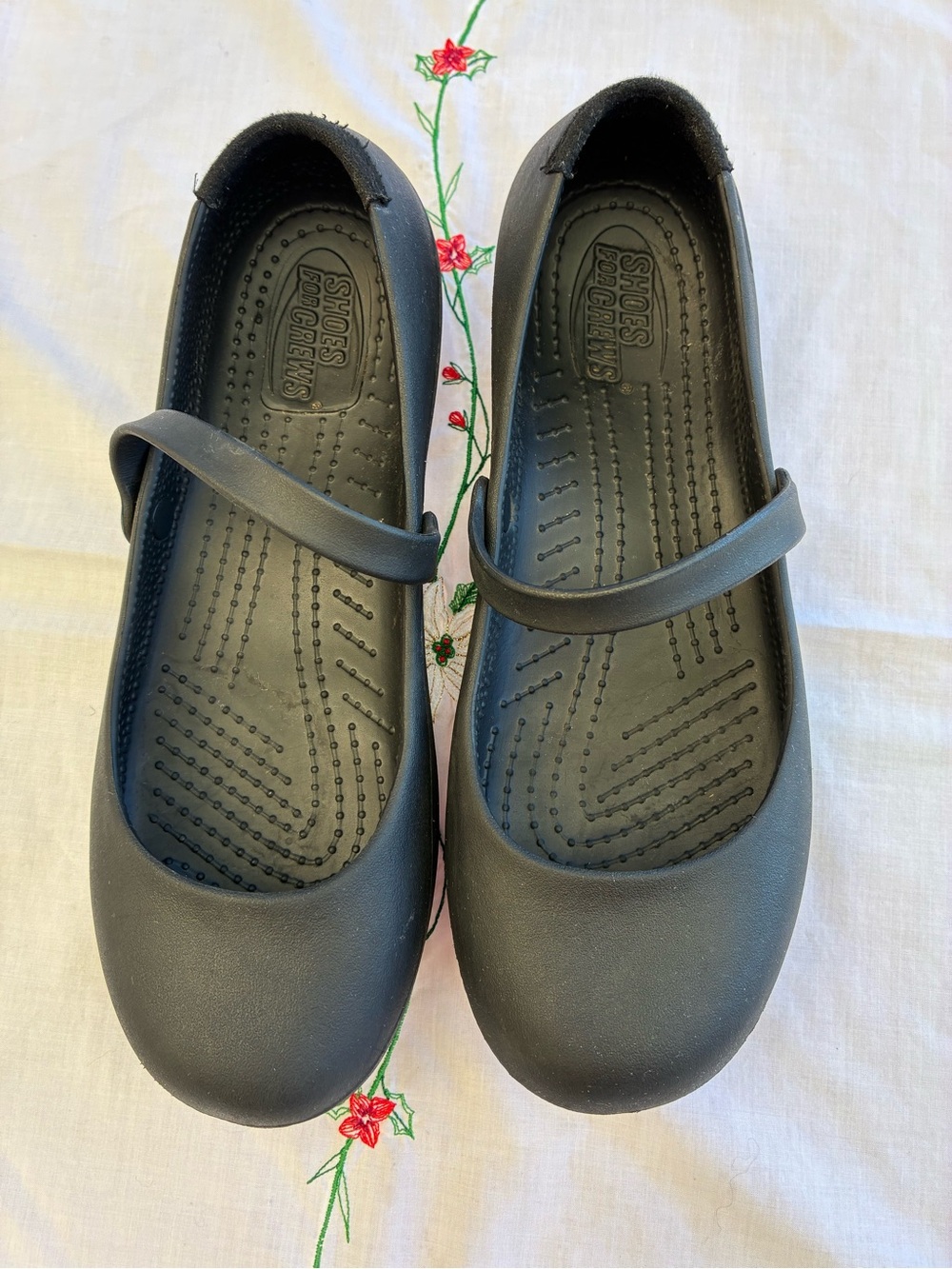 Shoes for Crews Black Mary Jane Comfort anti slip sole Shoes